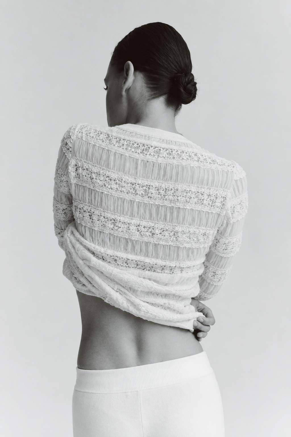Cardigan Montage: detalhe