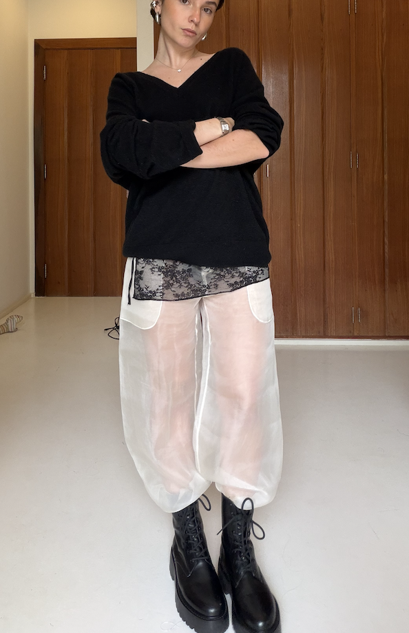 Calça Veil: detalhe