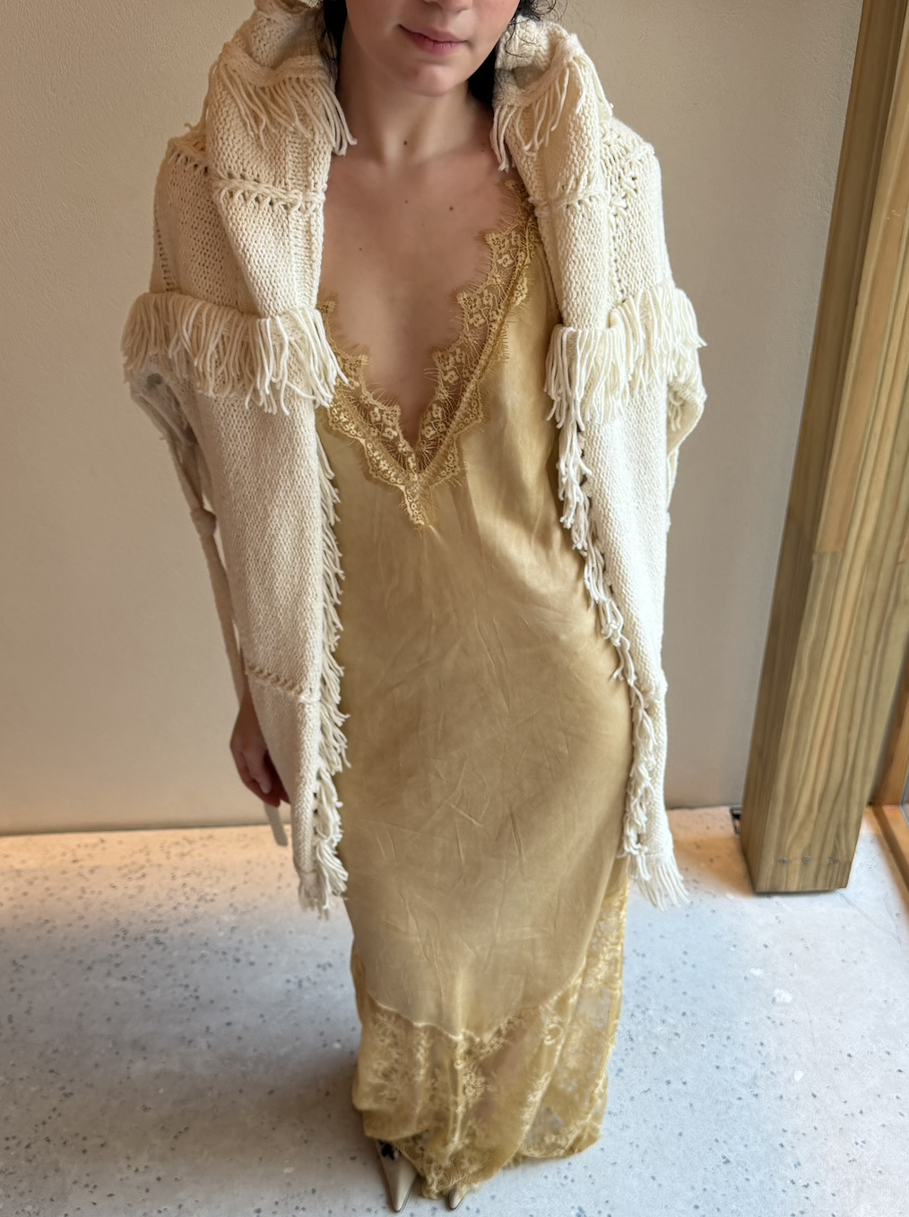 Poncho Dune: detalhe