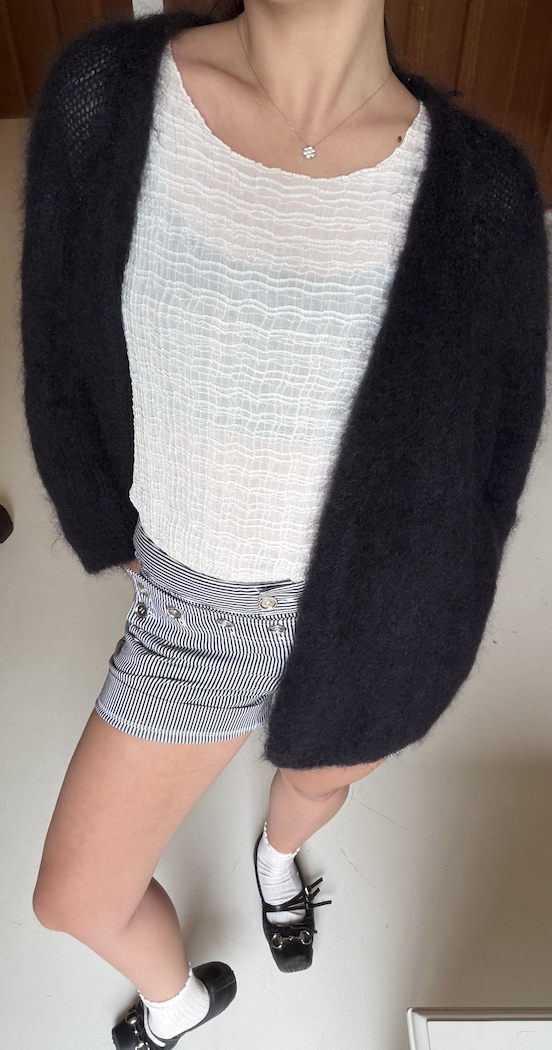Cardigan Foam: detalhe