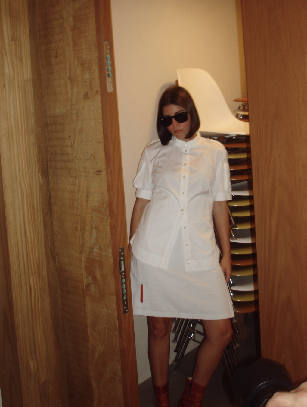 Camisa Row: detalhe